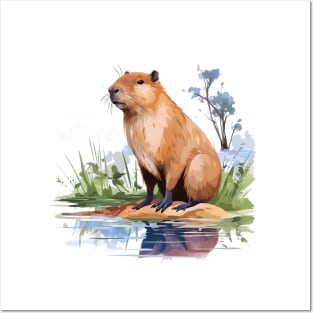 I Love Capybaras Posters and Art